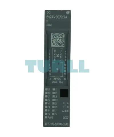Siemens 6ES7132-6BF00-0CA0 SIMATIC ET 200SP Digital Output Module DQ 8x24VDC/0.5A HF