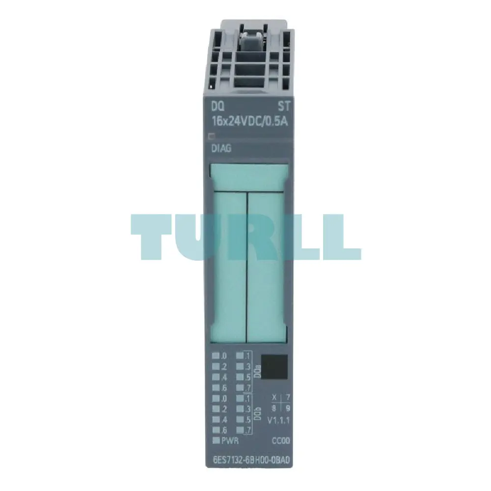 Siemens 6ES7132-6BH00-0BA0 SIMATIC ET 200SP Digital Output Module DQ 16x 24VDC/0.5A Original Brand New 1 Siemens 6ES7132-6BH00-0BA0 SIMATIC ET 200SP Digital Output Module DQ 16x 24VDC/0.5A