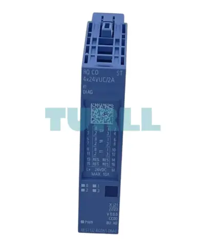 Siemens 6ES7132-6GD51-0BA0 SIMATIC ET 200SP Signal Relay Module, RQ CO 4x 24V DC/2A ST