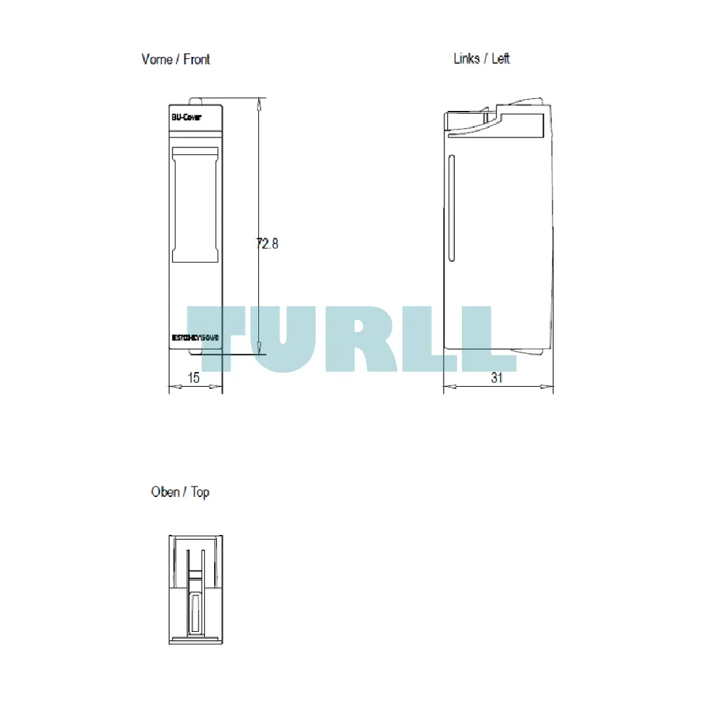 Siemens 6ES7133-6CV15-1AM0 SIMATIC ET 200SP BU Cover, 15mm, 5-Pack Original Brand New 5 Siemens 6ES7133-6CV15-1AM0 SIMATIC ET 200SP BU Cover, 15mm, 5-Pack