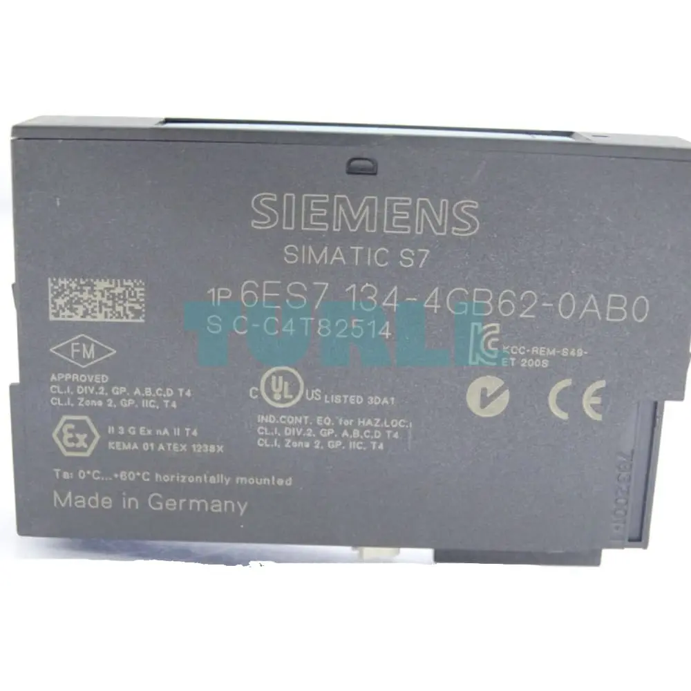 6ES7134-4GB62-0AB0 Siemens SIMATIC DP Electronics Module ET 200S Original Brand New 3 6ES7134-4GB62-0AB0 Siemens SIMATIC DP Electronics Module ET 200S