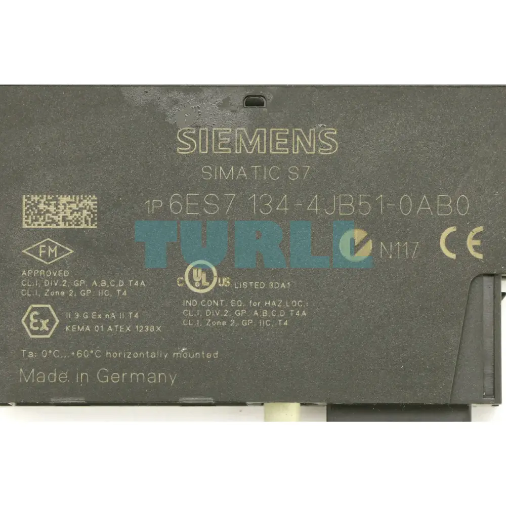 Siemens 6ES7134-4JB51-0AB0 SIMATIC DP ET 200S Electronics Module, 2/4 AI RTD Standard