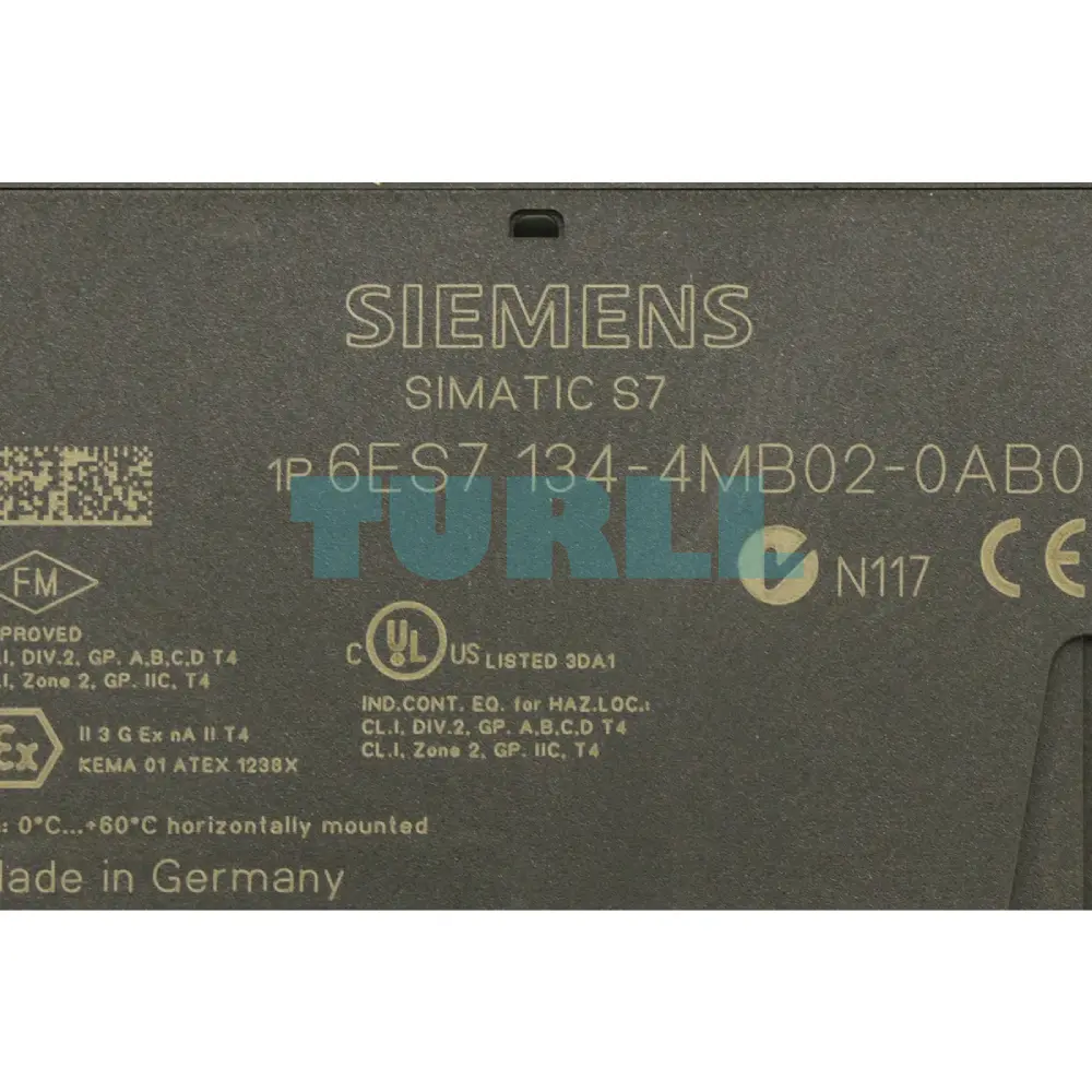 Siemens 6ES7134-4MB02-0AB0 SIMATIC DP ET 200S, Analog Input Module, 2 AI Original Brand New 4 Siemens 6ES7134-4MB02-0AB0 SIMATIC DP ET 200S, Analog Input Module, 2 AI