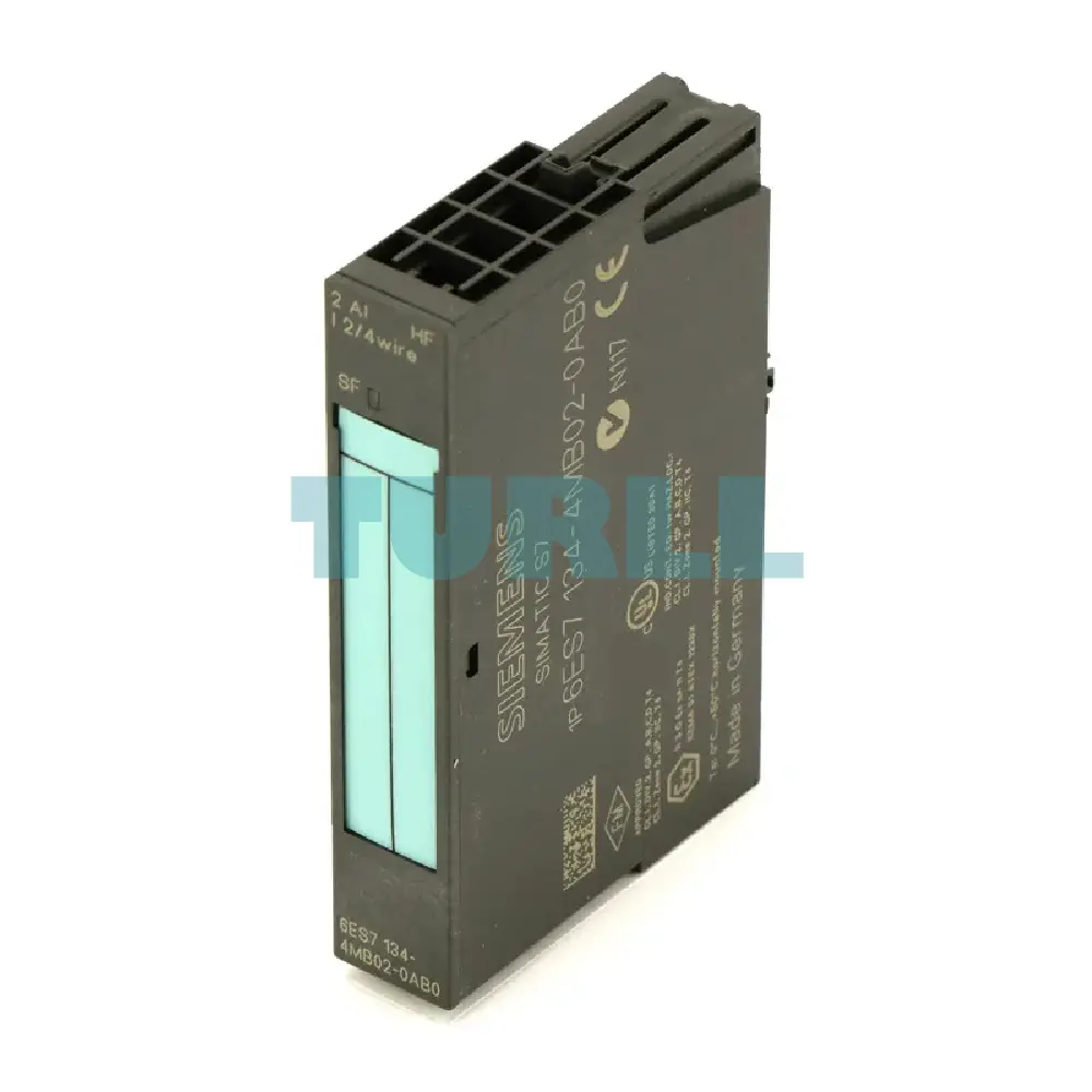 Siemens 6ES7134-4MB02-0AB0 SIMATIC DP ET 200S, Analog Input Module, 2 AI Original Brand New 3 Siemens 6ES7134-4MB02-0AB0 SIMATIC DP ET 200S, Analog Input Module, 2 AI