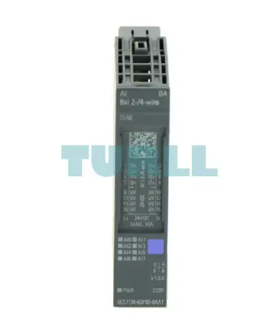Siemens 6ES7134-6GF00-0AA1 SIMATIC ET 200SP, Analog Input Module, AI 8xI 2-/4-Wire Basic