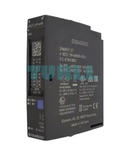 Siemens 6ES7134-6HB00-0CA1 SIMATIC ET 200SP Analog Input Module AI 2x U/I High Feature