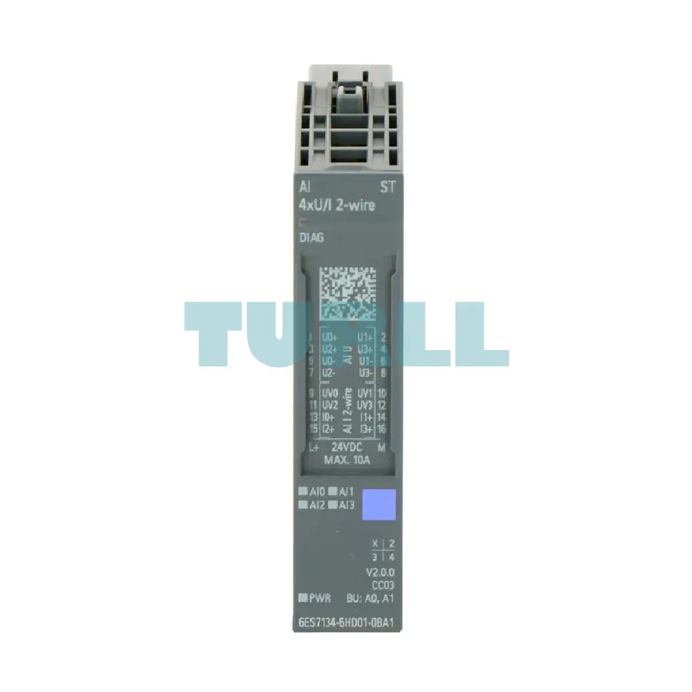 Siemens 6ES7134-6HD01-0BA1 SIMATIC ET 200SP, Analog Input Module, AI 4xU/I 2-Wire