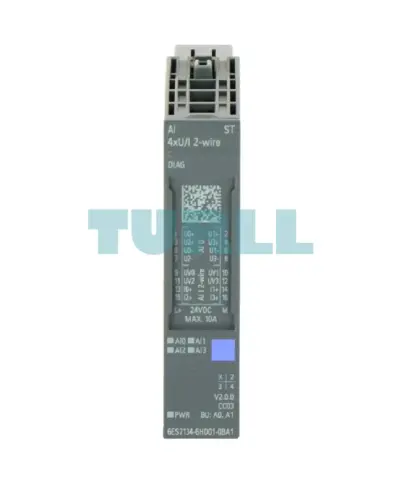 Siemens 6ES7134-6HD01-0BA1 SIMATIC ET 200SP, Analog Input Module, AI 4xU/I 2-Wire