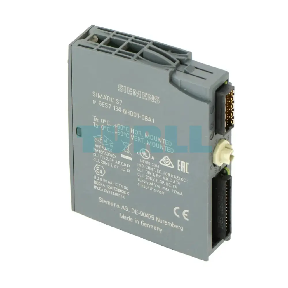 Siemens 6ES7134-6HD01-0BA1 SIMATIC ET 200SP, Analog Input Module, AI 4xU/I 2-Wire