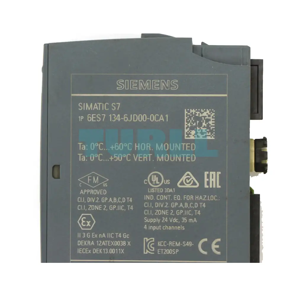 Siemens 6ES7134-6JD00-0CA1 SIMATIC ET 200SP Analog Input Module AI 4xRTD/TC Original Brand New 3 Siemens 6ES7134-6JD00-0CA1 SIMATIC ET 200SP Analog Input Module AI 4xRTD/TC