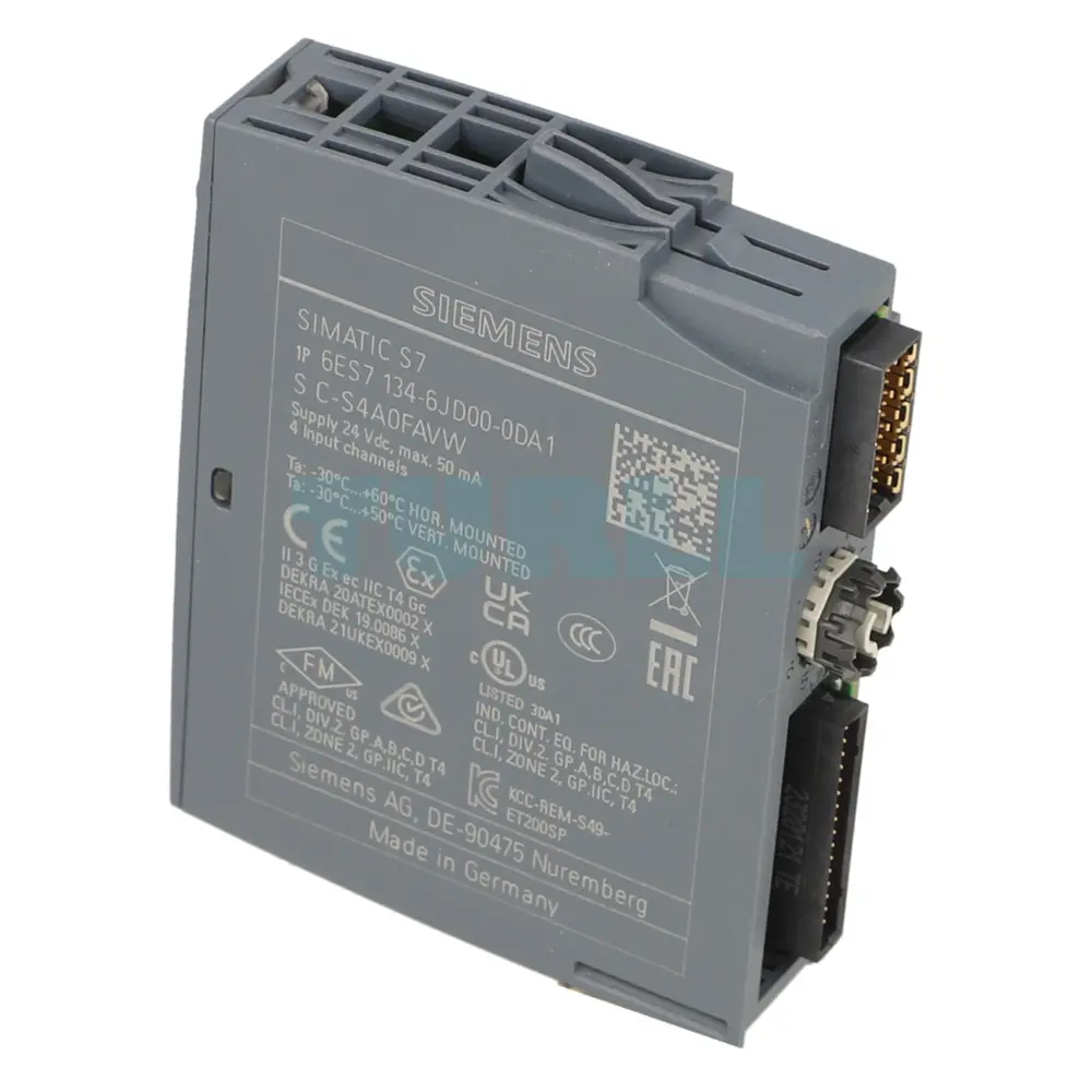 6ES7134-6JD00-0DA1 Siemens SIMATIC ET 200SP Analog Input Module Original Brand New 4 6ES7134-6JD00-0DA1 Siemens SIMATIC ET 200SP Analog Input Module