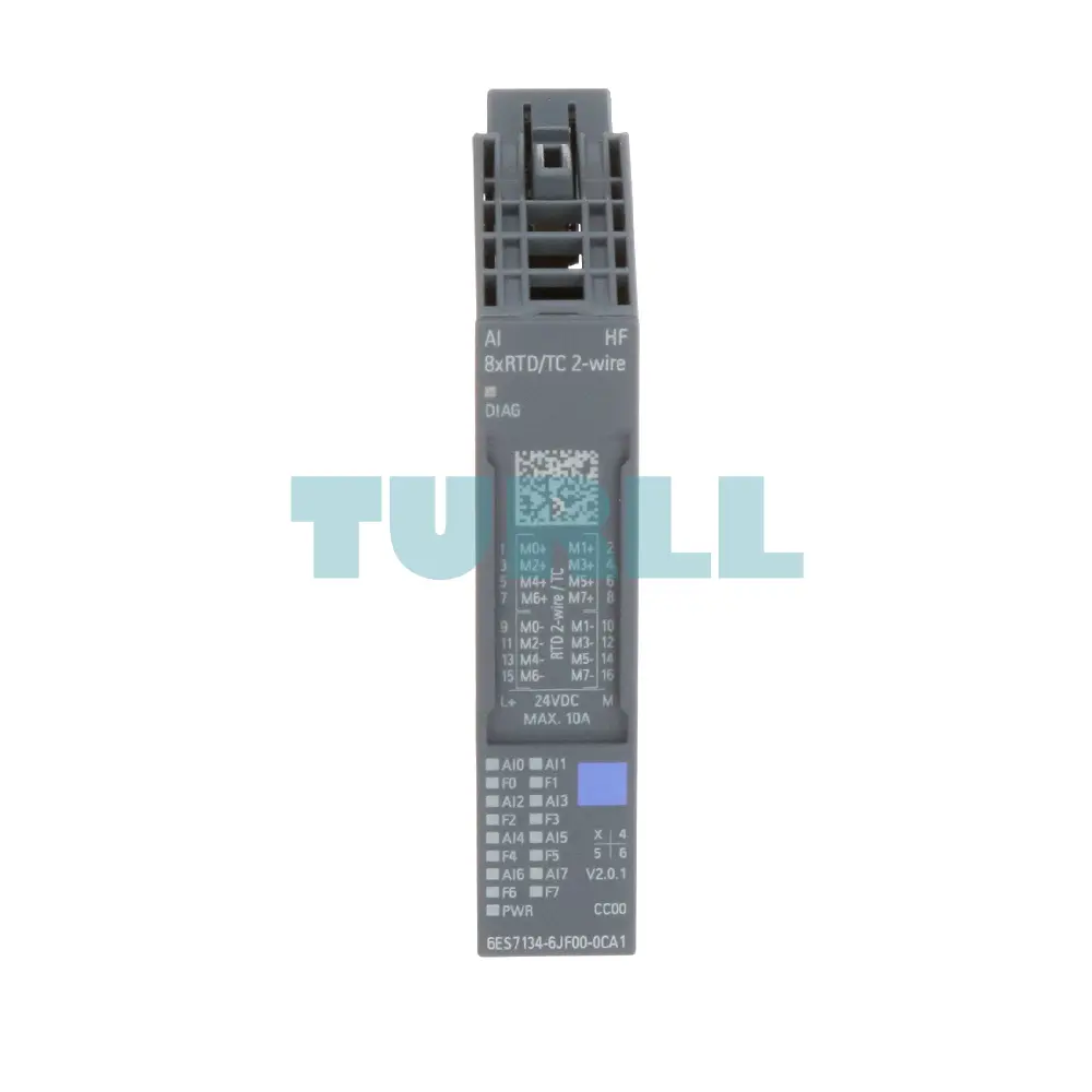 Siemens 6ES7134-6JF00-0CA1 SIMATIC ET 200SP, Analog Input Module, AI 8xRTD/TC