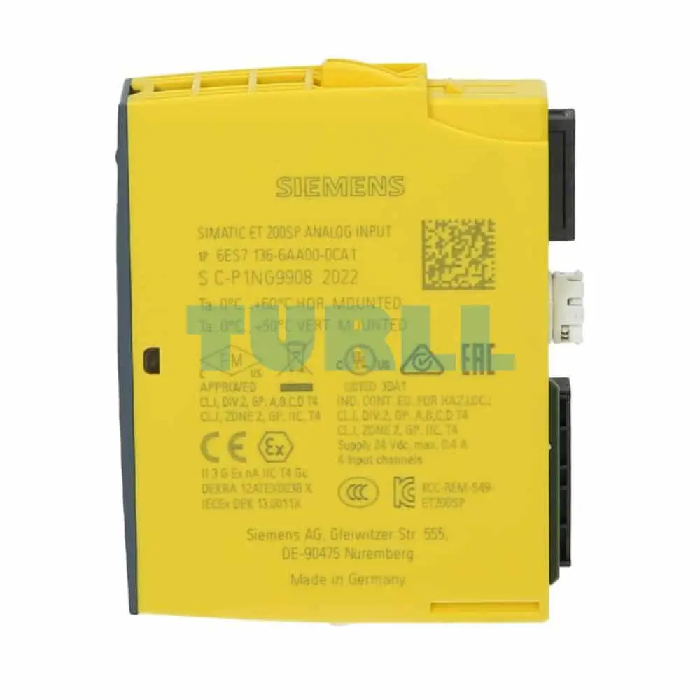 6ES7136-6AA00-0CA1 Siemens SIMATIC DP Electronic Module Original Brand New 4 6ES7136-6AA00-0CA1 Siemens SIMATIC DP Electronic Module