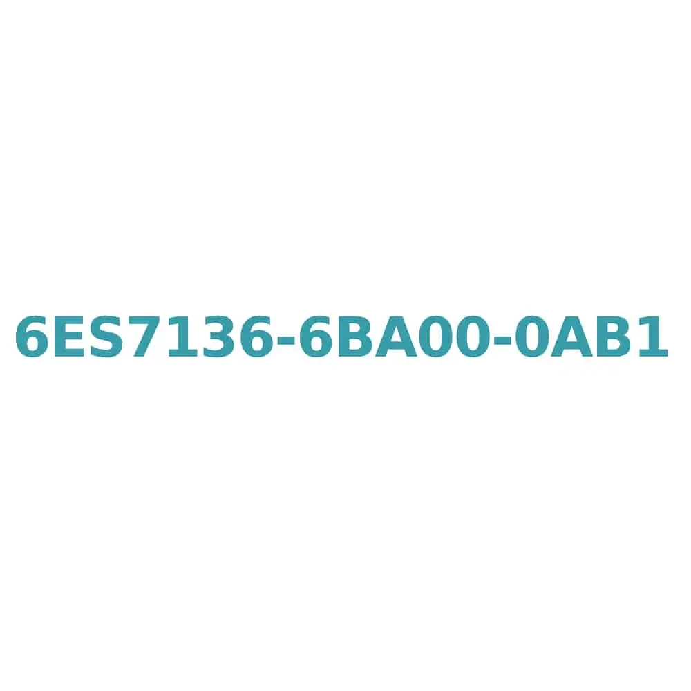 6ES7136-6BA00-0AB1 Siemens Training Package Safety for SIMATIC ET 200SP Original Brand New 1 6ES7136-6BA00-0AB1 Siemens Training Package Safety for SIMATIC ET 200SP