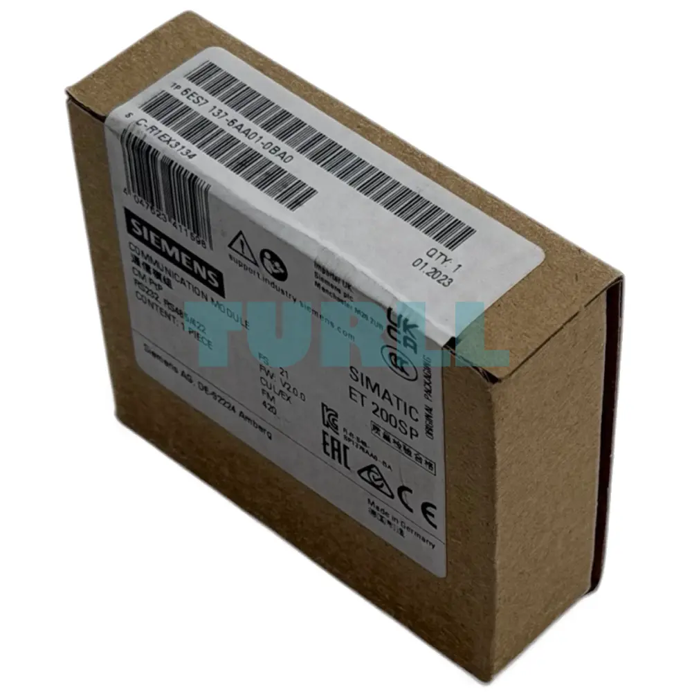 Siemens 6ES7137-6AA01-0BA0 SIMATIC ET 200SP CM PTP Communication Module Original Brand New 4 Siemens 6ES7137-6AA01-0BA0 SIMATIC ET 200SP CM PTP Communication Module
