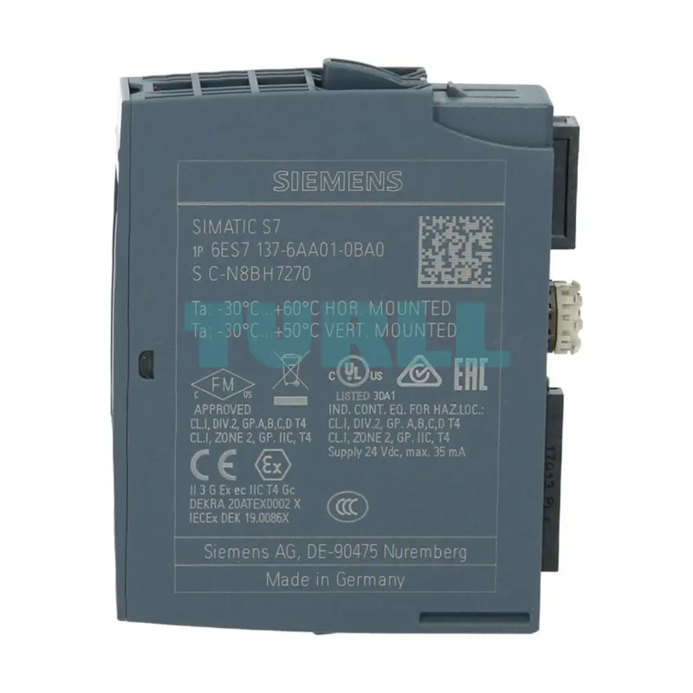 Siemens 6ES7137-6AA01-0BA0 SIMATIC ET 200SP CM PTP Communication Module Original Brand New 2 Siemens 6ES7137-6AA01-0BA0 SIMATIC ET 200SP CM PTP Communication Module
