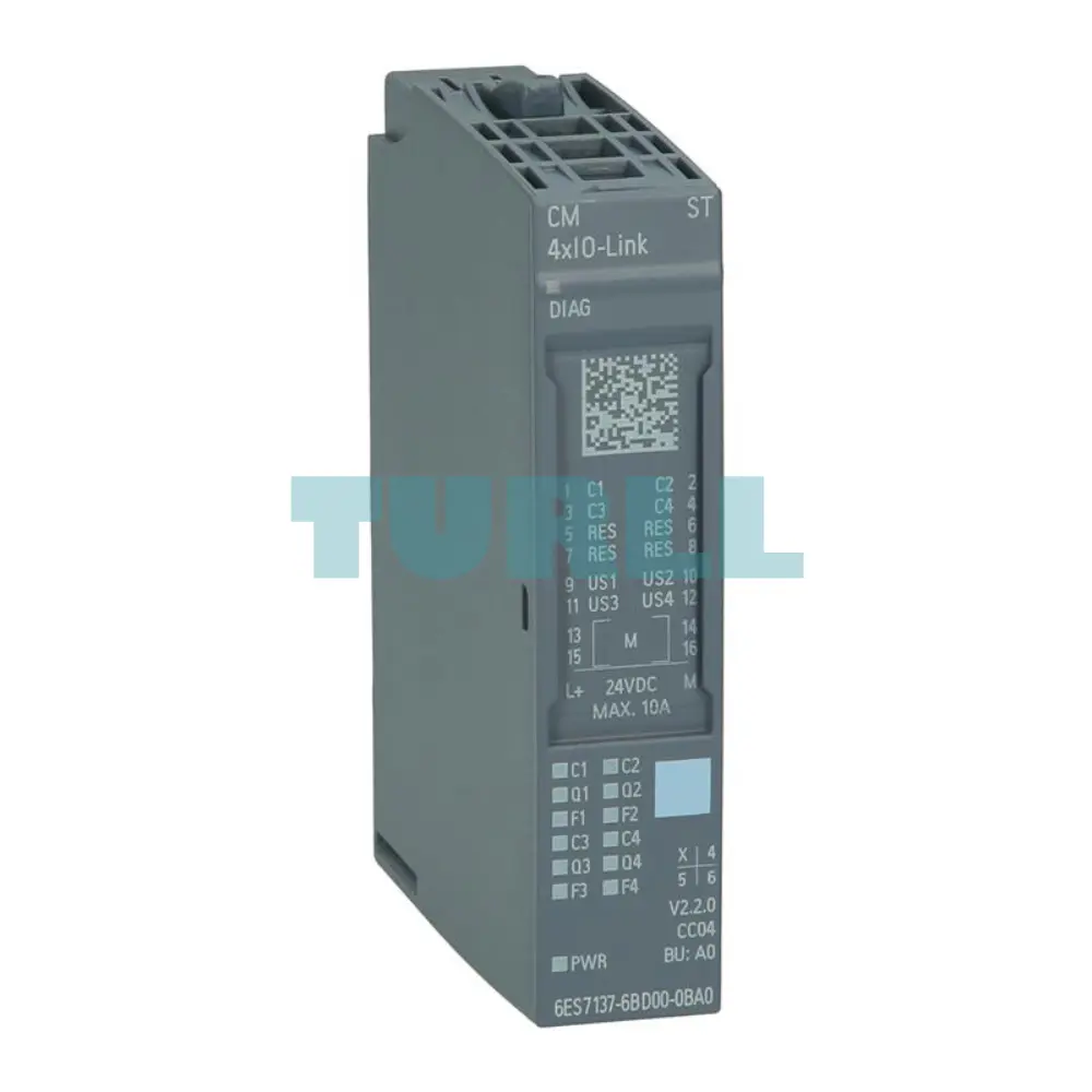 Siemens 6ES7137-6BD00-0BA0 SIMATIC ET 200SP CM 4xIO-Link ST Communication Module