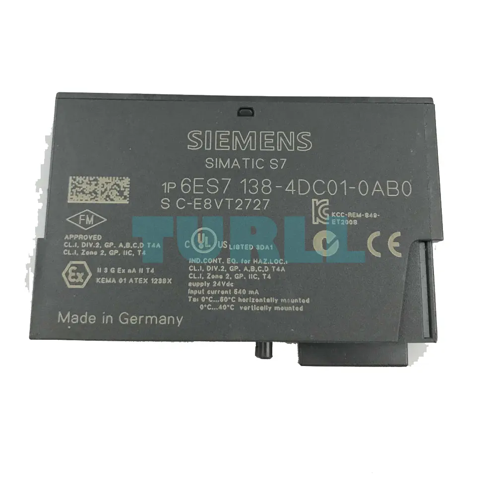 Siemens 6ES7138-4DC01-0AB0 SIMATIC DP ET 200S, 1-Step Stepper Motor Module Original Brand New 3 Siemens 6ES7138-4DC01-0AB0 SIMATIC DP ET 200S, 1-Step Stepper Motor Module