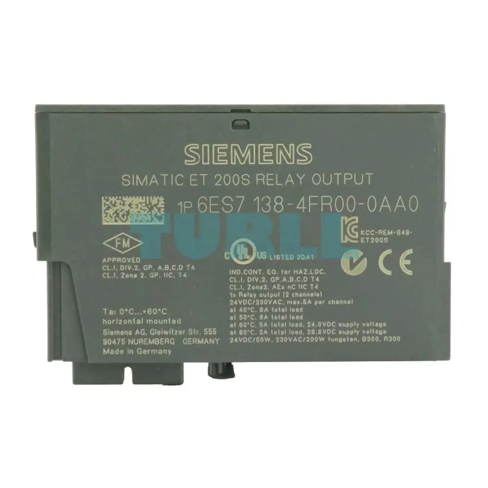 6ES7138-4FR00-0AA0 Siemens SIMATIC DP Electronics Module Original Brand New 2 6ES7138-4FR00-0AA0 Siemens SIMATIC DP Electronics Module