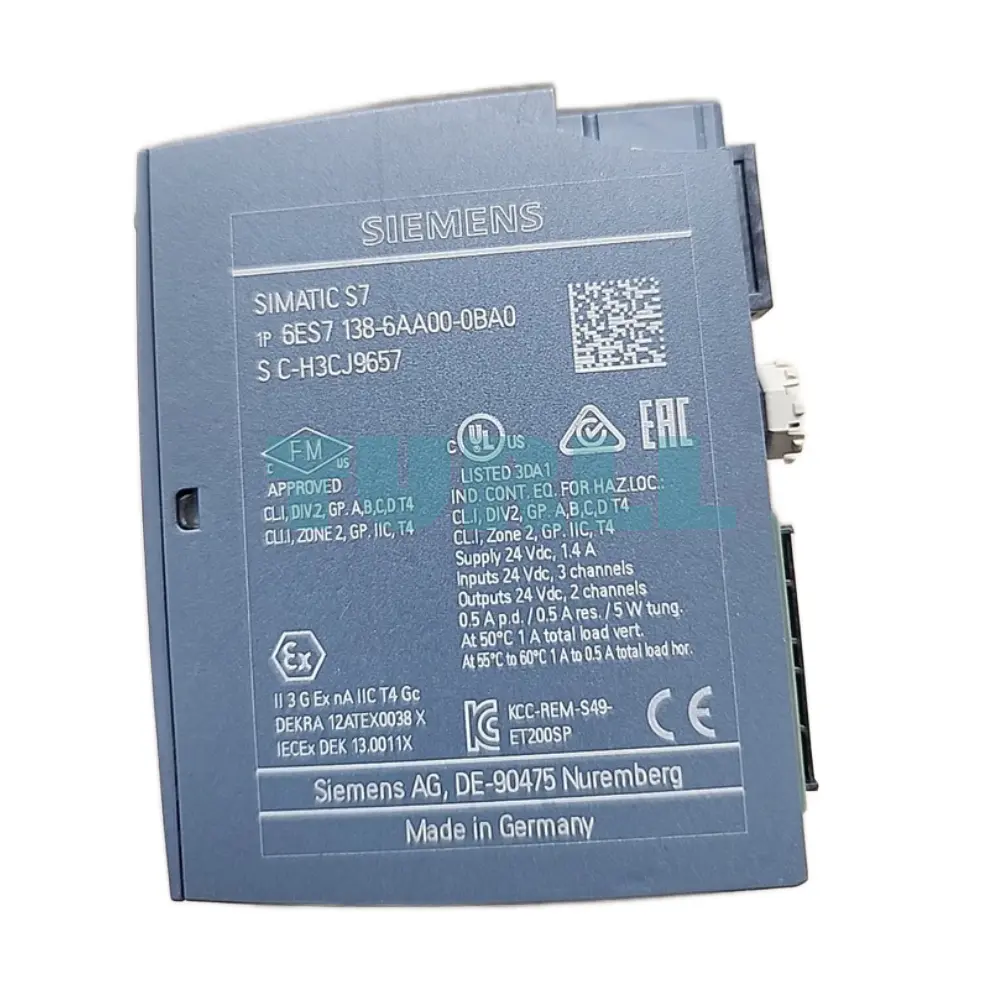 Siemens 6ES7138-6AA00-0BA0 SIMATIC ET 200SP TM Count 1x24V Counter Module Original Brand New 3 Siemens 6ES7138-6AA00-0BA0 SIMATIC ET 200SP TM Count 1x24V Counter Module