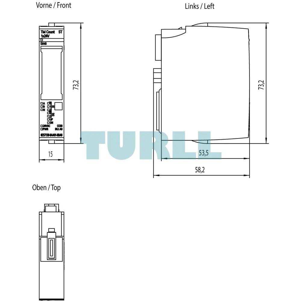 Siemens 6ES7138-6AA01-0BA0 SIMATIC ET 200SP TM Count 1x 24V Counter Module Original Brand New 5 Siemens 6ES7138-6AA01-0BA0 SIMATIC ET 200SP TM Count 1x 24V Counter Module