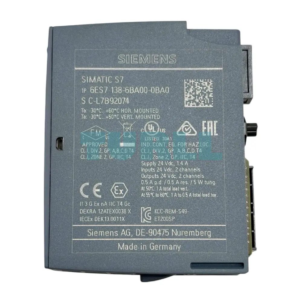 Siemens 6ES7138-6BA00-0BA0 SIMATIC ET 200SP TM Posinput 1 Counter, Position Decoder Original Brand New 3 Siemens 6ES7138-6BA00-0BA0 SIMATIC ET 200SP TM Posinput 1 Counter, Position Decoder