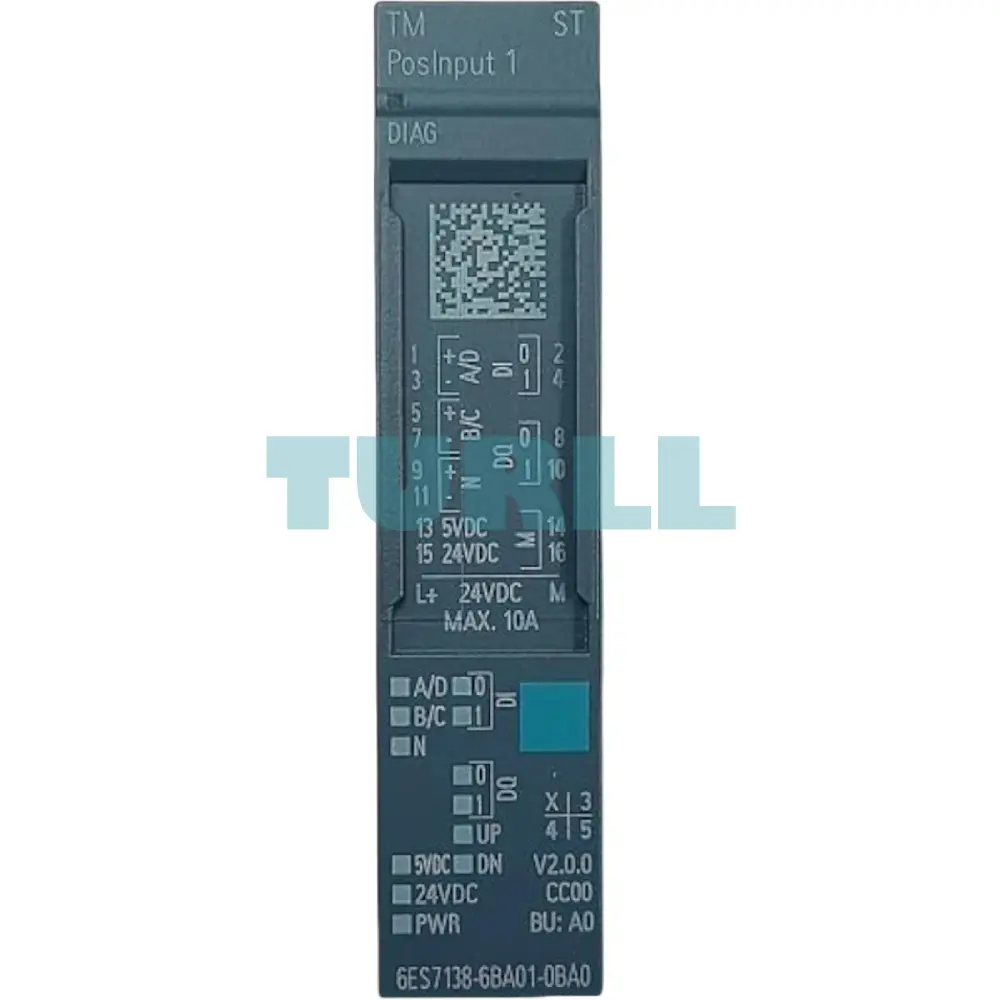 Siemens 6ES7138-6BA01-0BA0 SIMATIC ET 200SP TM Posinput 1 Counter Module Original Brand New 1 Siemens 6ES7138-6BA01-0BA0 SIMATIC ET 200SP TM Posinput 1 Counter Module