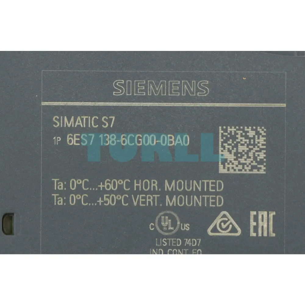 Siemens 6ES7138-6CG00-0BA0 SIMATIC ET 200SP TM Timer DIDQ 10x24V Module Original Brand New 5 Siemens 6ES7138-6CG00-0BA0 SIMATIC ET 200SP TM Timer DIDQ 10x24V Module