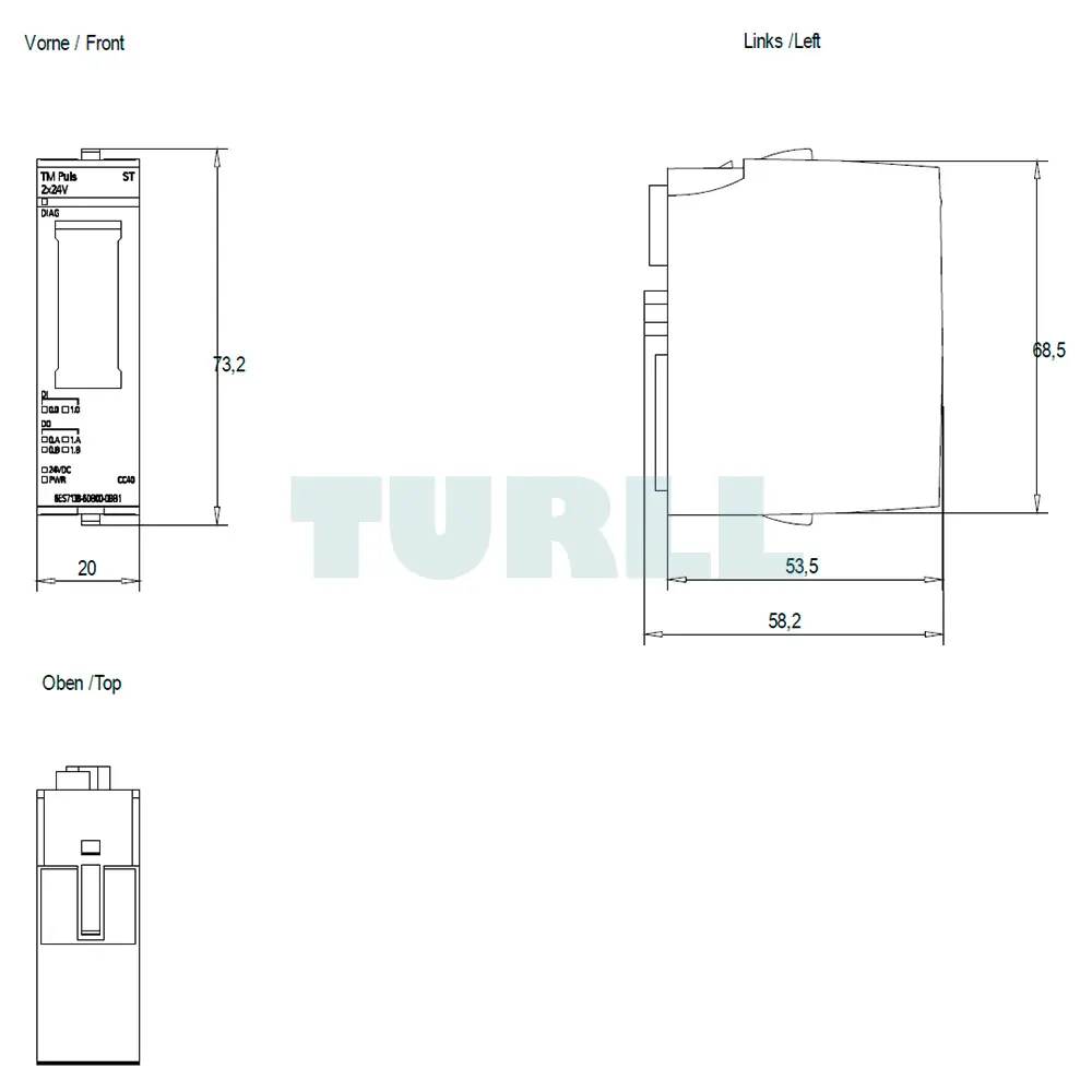 6ES7138-6DB00-0BB1 Siemens SIMATIC ET 200SP TM Pulse 2x24V PWM Original Brand New 5 6ES7138-6DB00-0BB1 Siemens SIMATIC ET 200SP TM Pulse 2x24V PWM