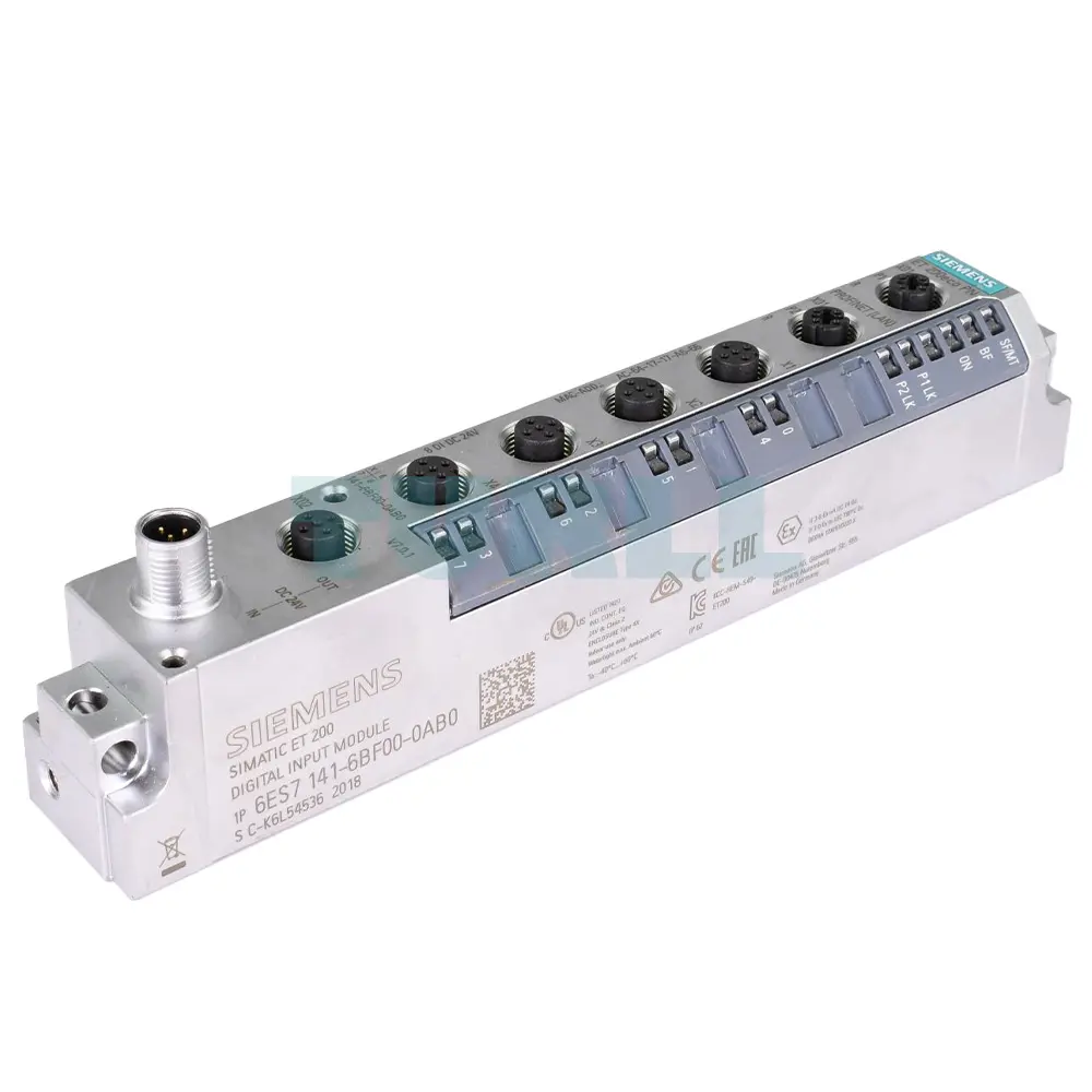 6ES7141-6BF00-0AB0 Siemens SIMATIC DP ET 200ECO PN Digital I/O Devices Original Brand New 1 6ES7141-6BF00-0AB0 Siemens SIMATIC DP ET 200ECO PN Digital I/O Devices