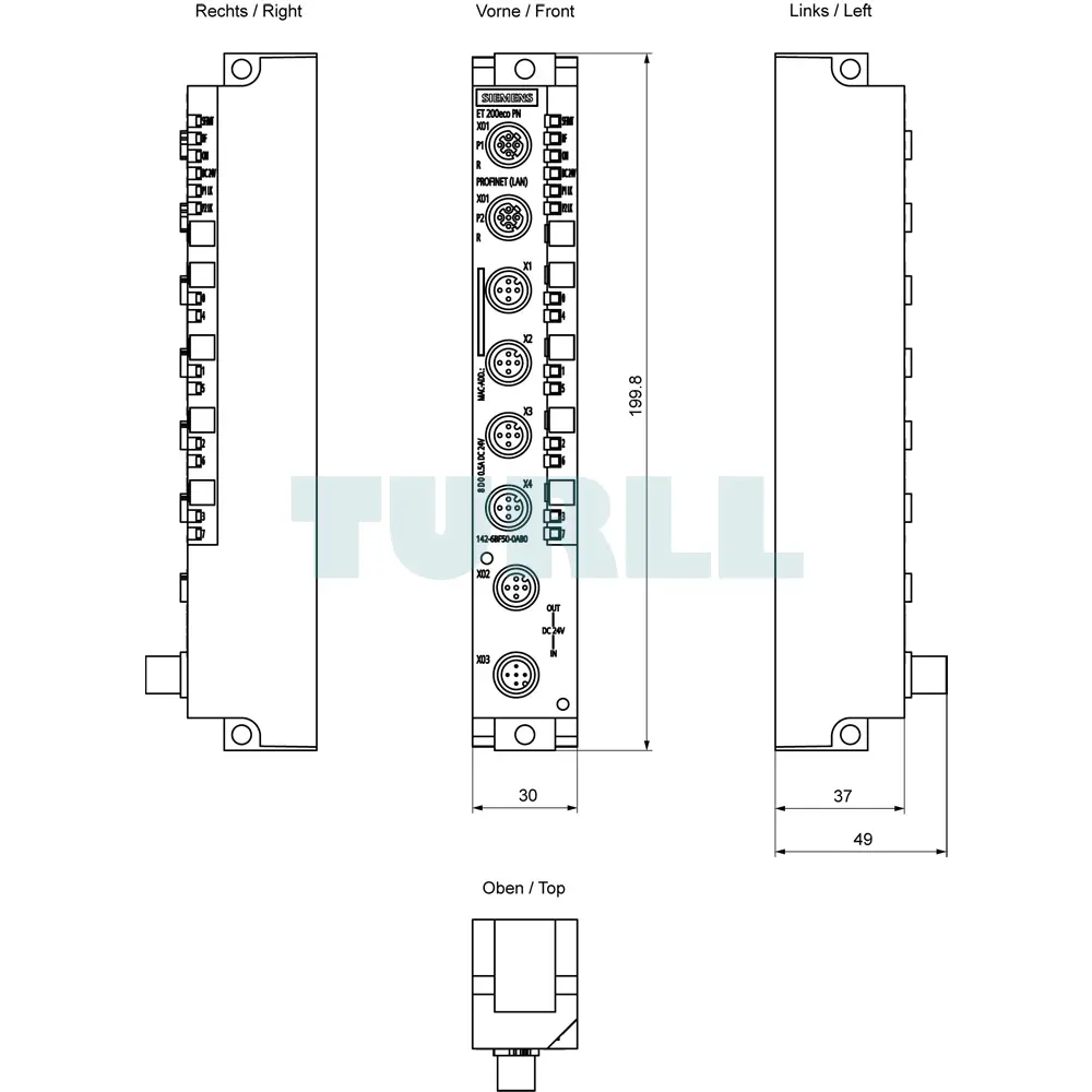 6ES7142-6BF50-0AB0 Siemens SIMATIC DP ET 200ECO PN Digital I/O Devices Original Brand New 6 6ES7142-6BF50-0AB0 Siemens SIMATIC DP ET 200ECO PN Digital I/O Devices