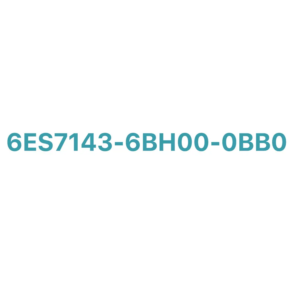 6ES7143-6BH00-0BB0 Siemens SIMATIC ET 200eco PN Digital I/O Devices Original Brand New 5 6ES7143-6BH00-0BB0 Siemens SIMATIC ET 200eco PN Digital I/O Devices
