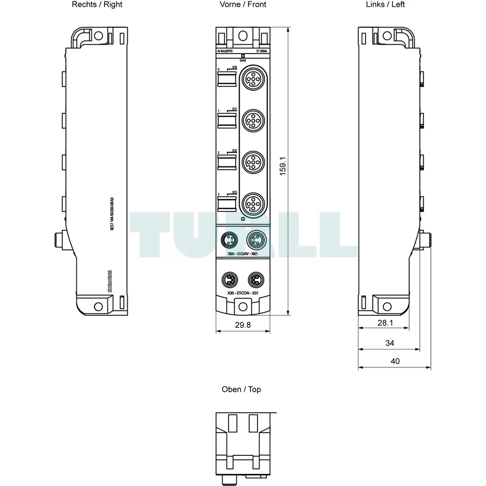6ES7144-5KD00-0BA0 Siemens SIMATIC ET 200AL Analog I/O Modules Original Brand New 5 6ES7144-5KD00-0BA0 Siemens SIMATIC ET 200AL Analog I/O Modules