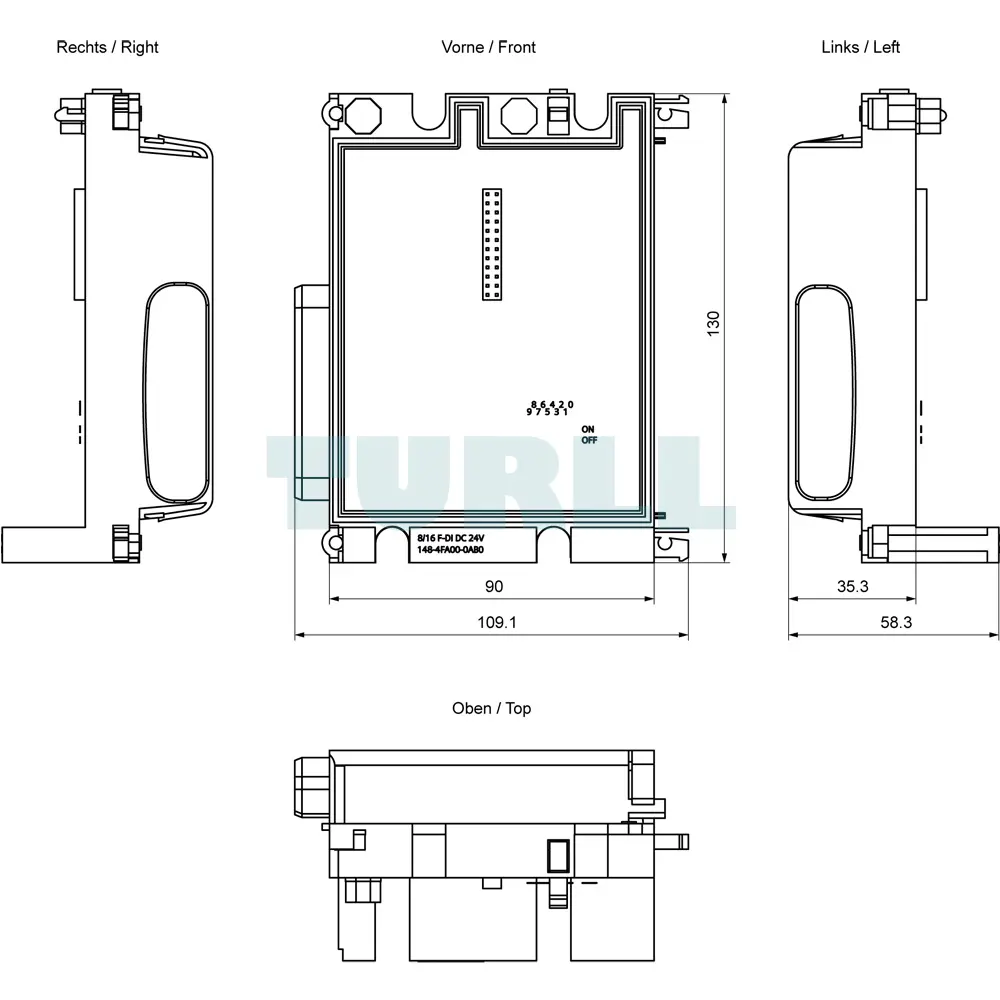 6ES7148-4FA00-0AB0 SIEMENS Exclusive ET200 PRO F-DI Module Original Brand New 6 6ES7148-4FA00-0AB0 SIEMENS ET200 PRO F-DI module