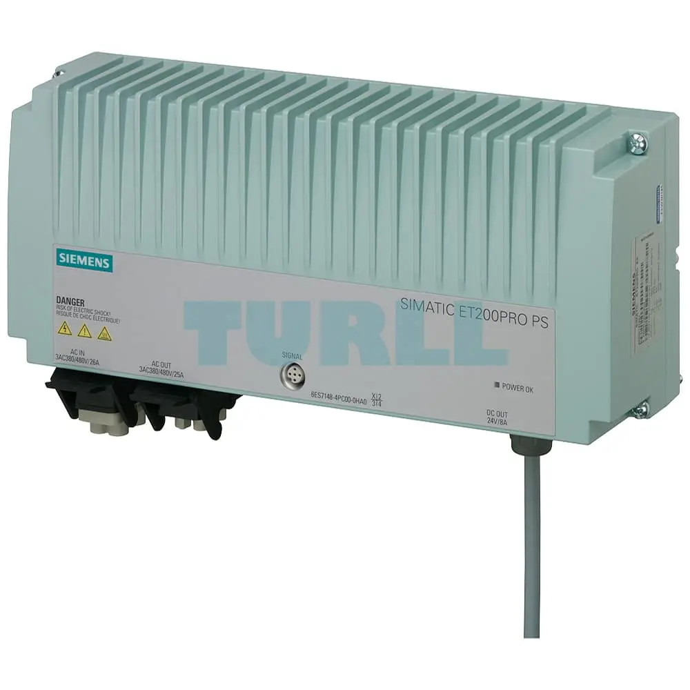 6ES7148-4PC00-0HA0 SIEMENS SIMATIC ET200pro PS Regulated power supply in protection type IP67 Original Brand New 1 6ES7148-4PC00-0HA0 SIEMENS SIMATIC ET200pro PS Regulated power supply in protection type IP67 Original Brand New