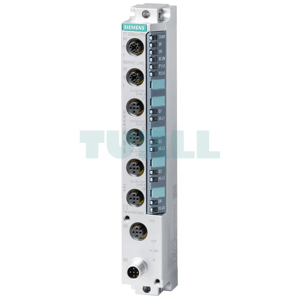 6ES7148-6JD00-0AB0 Siemens SIMATIC DP ET 200eco PN IO-Link Master Original Brand New 1 6ES7148-6JD00-0AB0 Siemens SIMATIC DP ET 200eco PN IO-Link Master