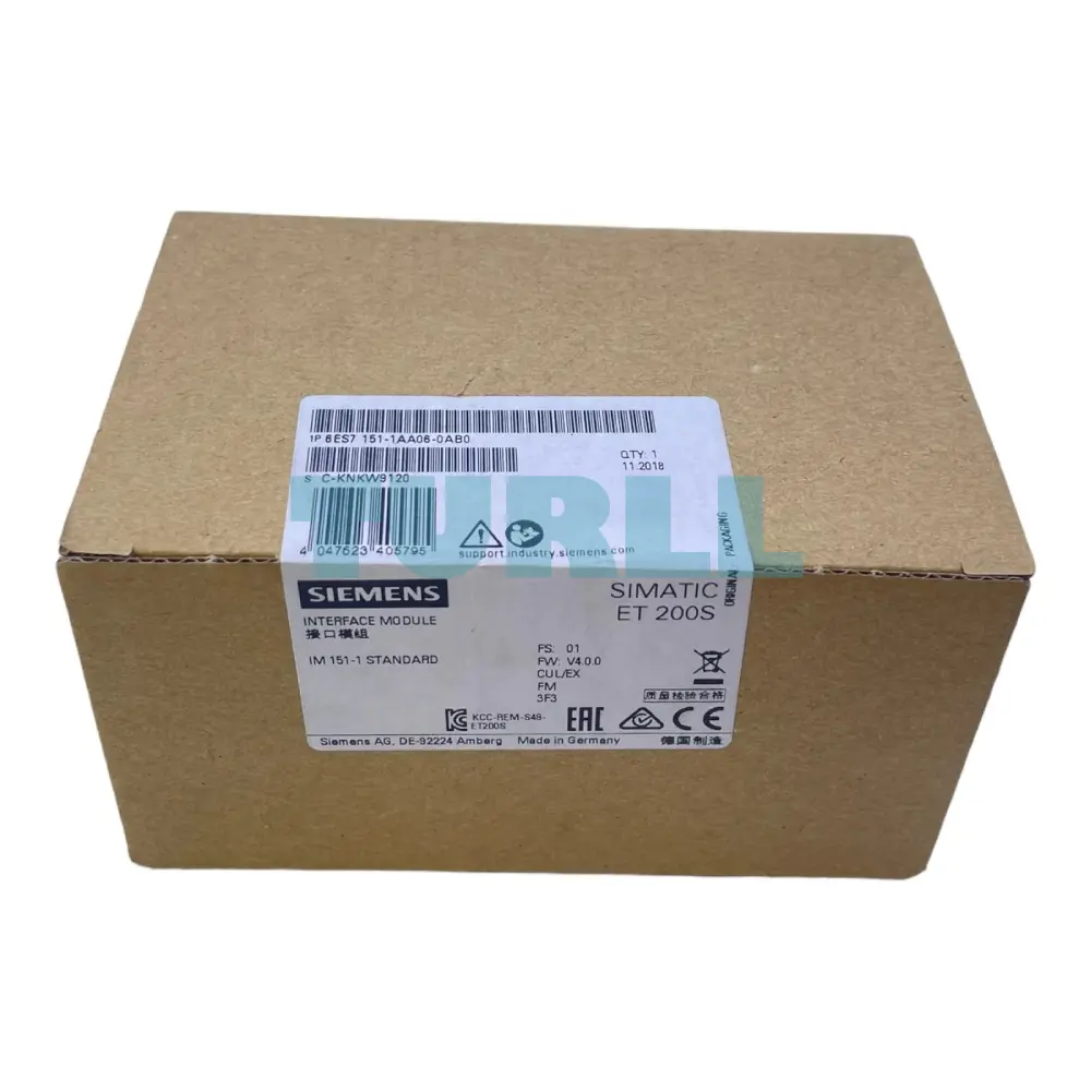 Siemens 6ES7151-1AA06-0AB0 SIMATIC DP Interface Module IM 151-1 Standard for ET 200S