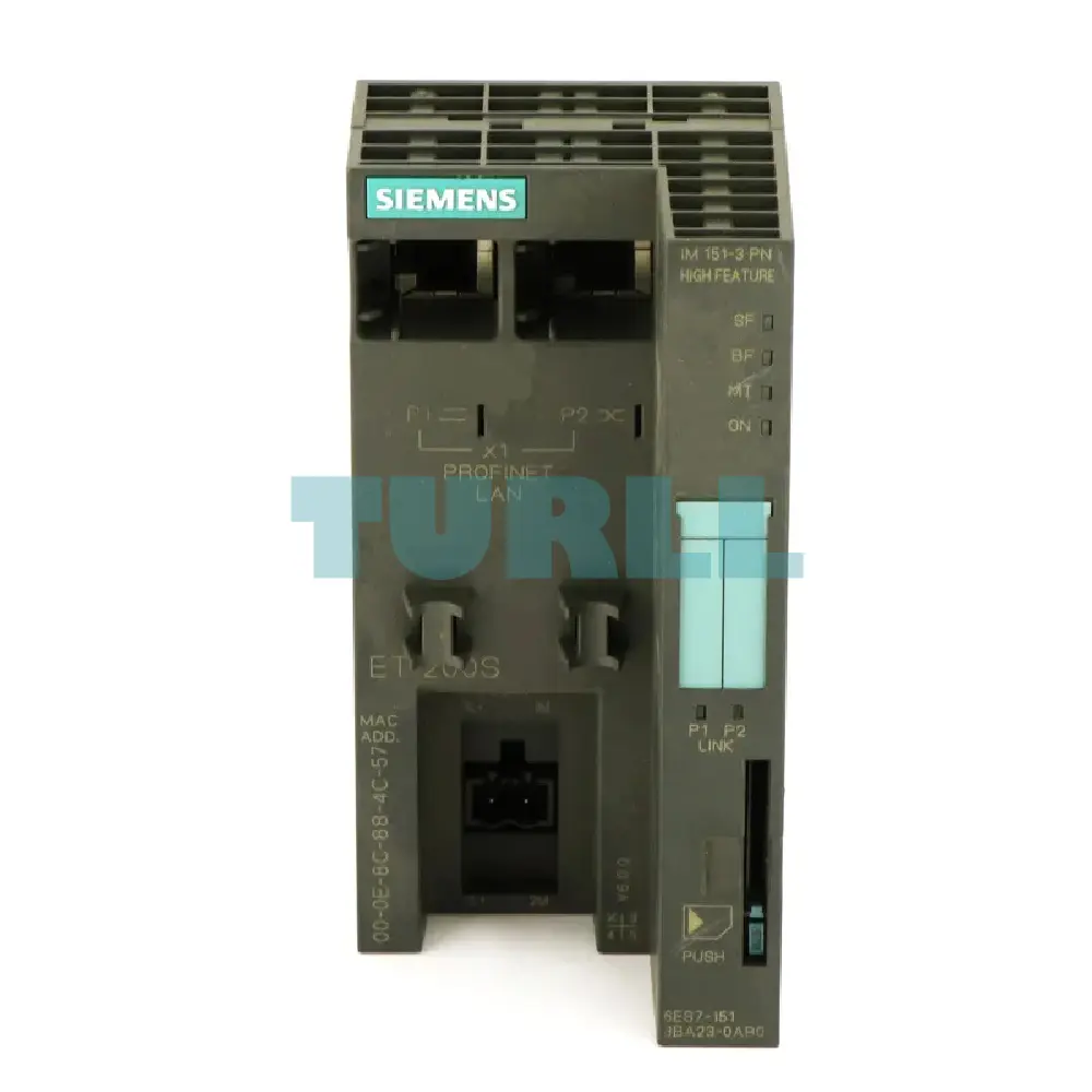 Siemens 6ES7151-3BA23-0AB0 SIMATIC DP IM 151-3 PN HF Interface Module for ET 200S Original Brand New 1 Siemens 6ES7151-3BA23-0AB0 SIMATIC DP IM 151-3 PN HF Interface Module for ET 200S