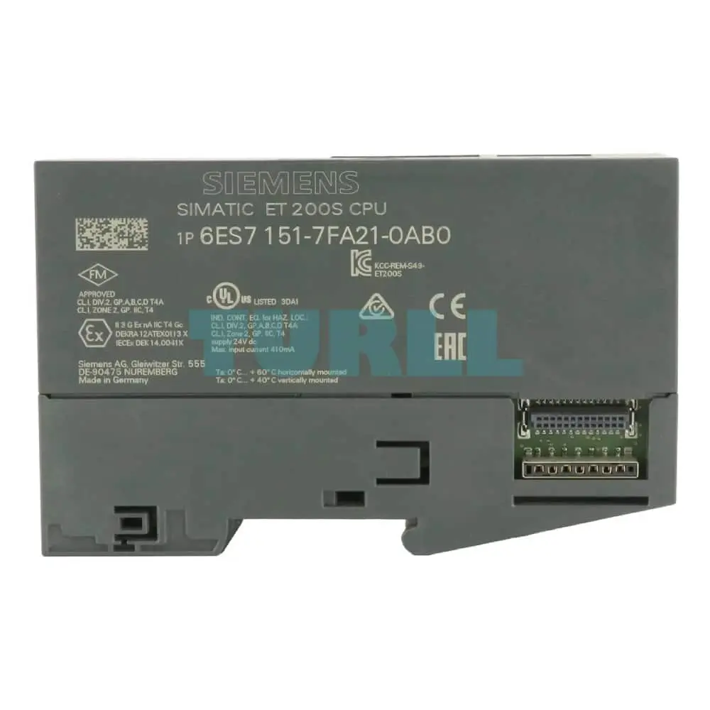 6ES7151-7FA21-0AB0 Siemens SIMATIC DP IM151-7 F-CPU Original Brand New 2 6ES7151-7FA21-0AB0 Siemens SIMATIC DP IM151-7 F-CPU