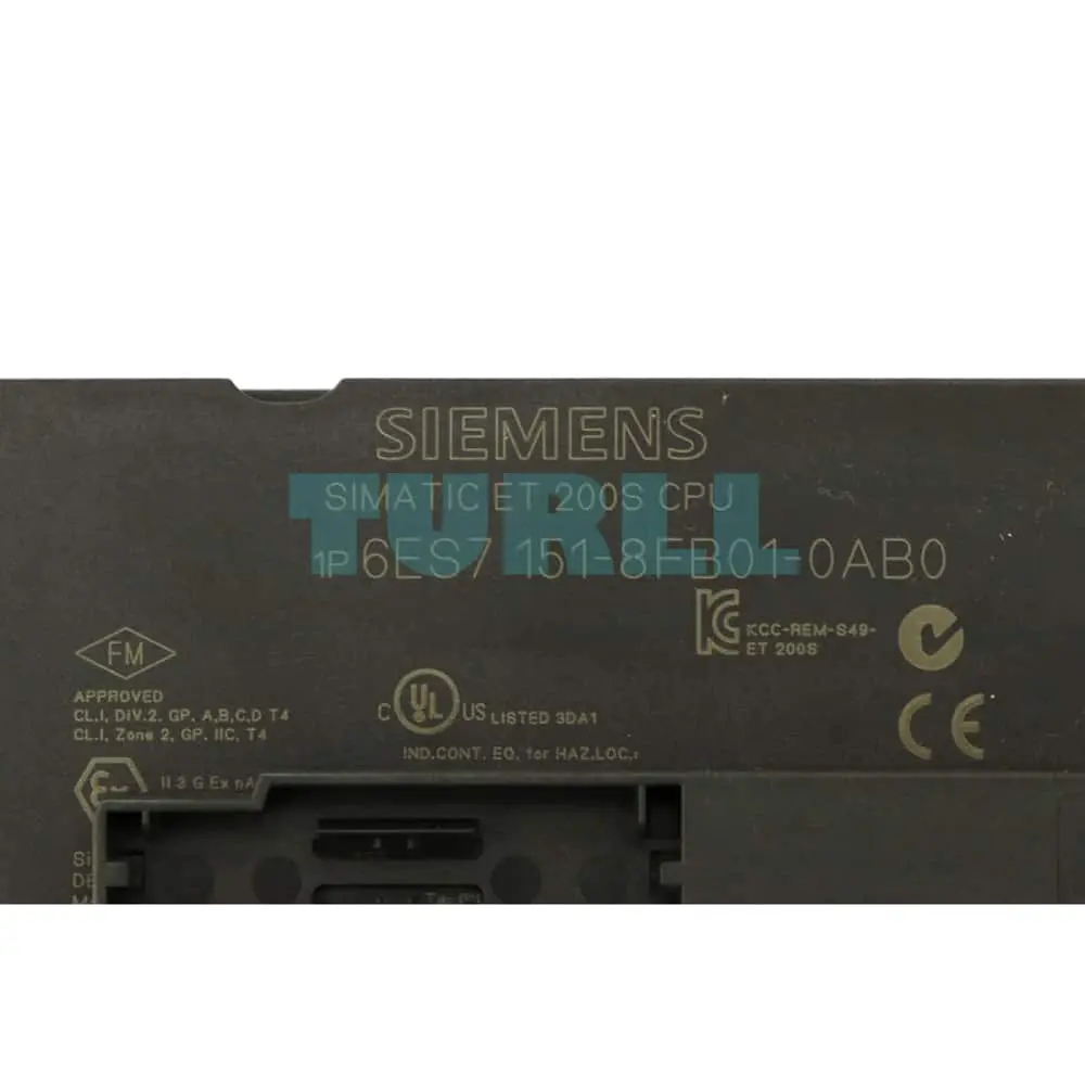 6ES7151-8FB01-0AB0 Siemens SIMATIC DP IM151-8F PN/DP CPU Original Brand New 2 6ES7151-8FB01-0AB0 Siemens SIMATIC DP IM151-8F PN/DP CPU