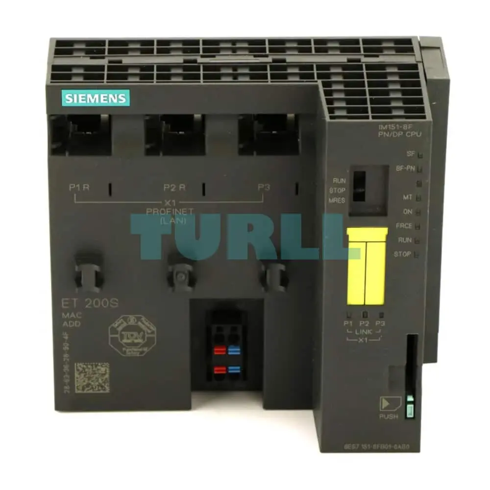 6ES7151-8FB01-0AB0 Siemens SIMATIC DP IM151-8F PN/DP CPU Original Brand New 1 6ES7151-8FB01-0AB0 Siemens SIMATIC DP IM151-8F PN/DP CPU