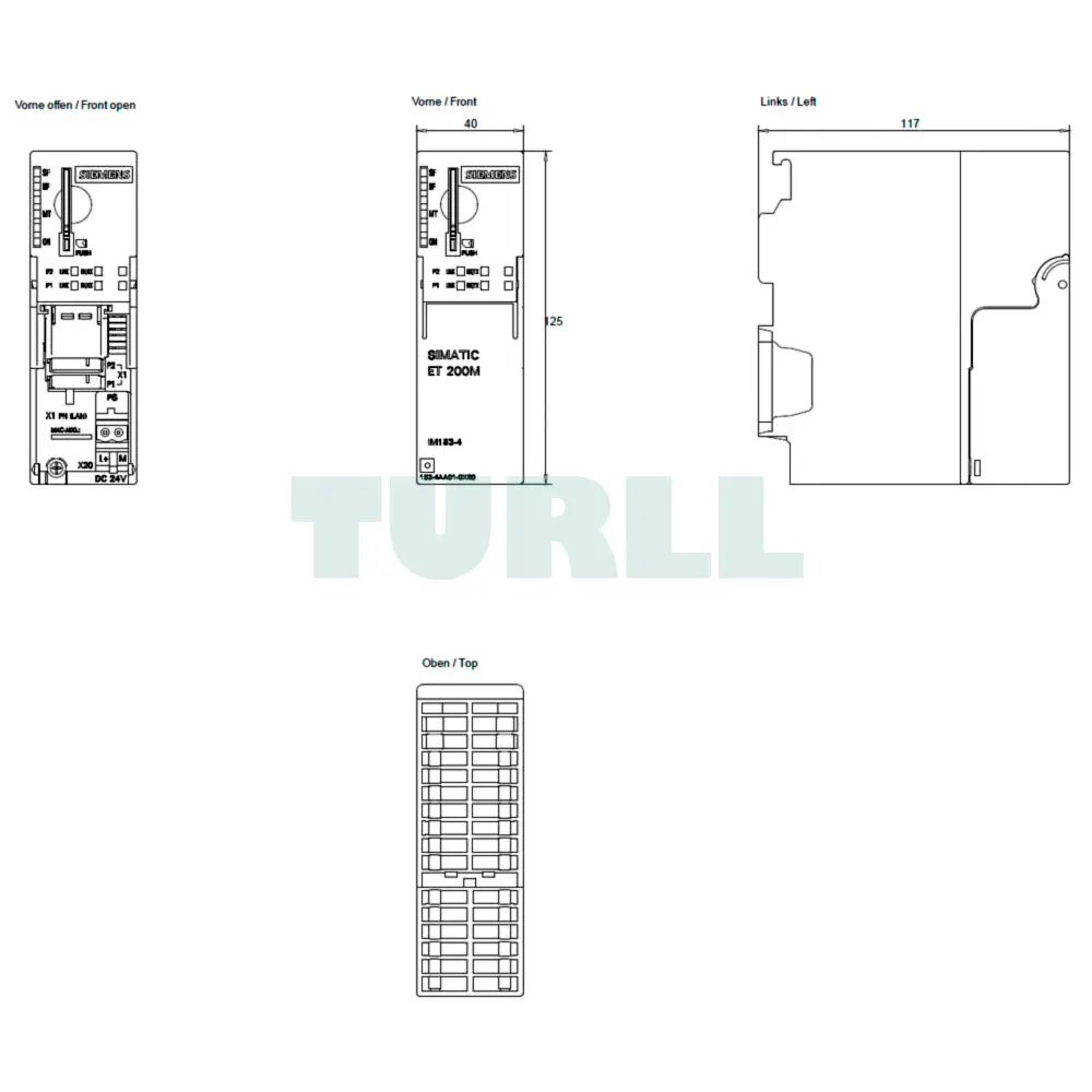 6ES7153-4AA01-0XB0 Siemens SIMATIC DP Connection ET 200M IM 153-4 PN Original Brand New 3 6ES7153-4AA01-0XB0 Siemens SIMATIC DP Connection ET 200M IM 153-4 PN