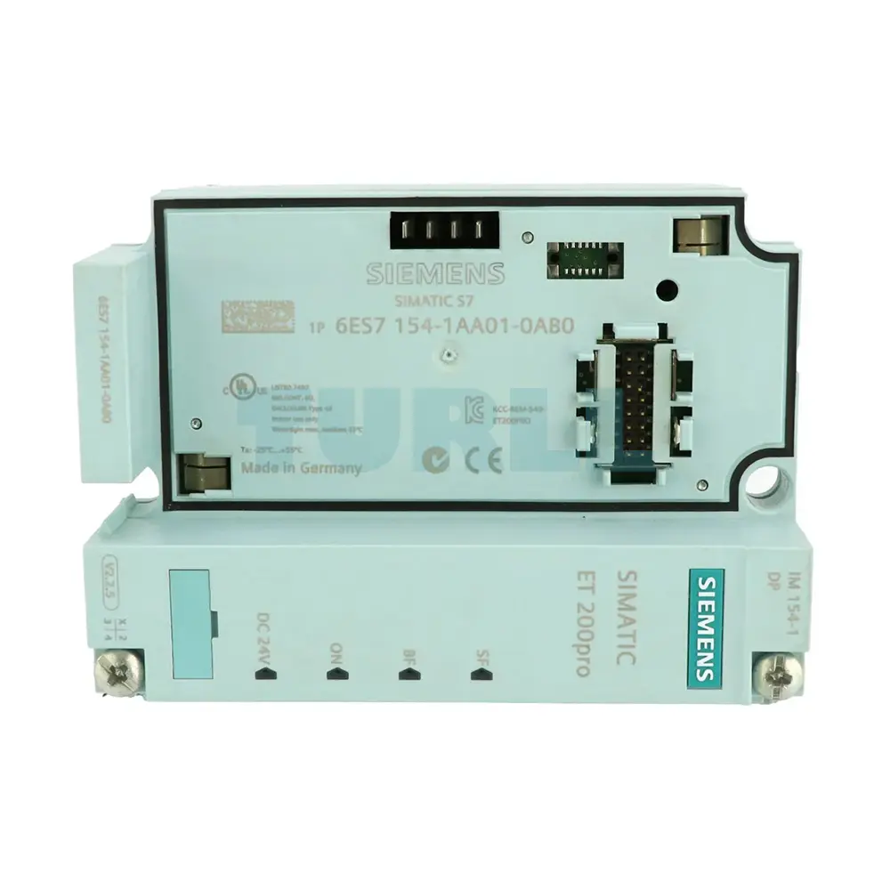 6ES7154-1AA01-0AB0 Siemens SIMATIC DP PROFIBUS DP Interface Module IM 154-1 Original Brand New 4 6ES7154-1AA01-0AB0 Siemens SIMATIC DP PROFIBUS DP Interface module IM 154-1