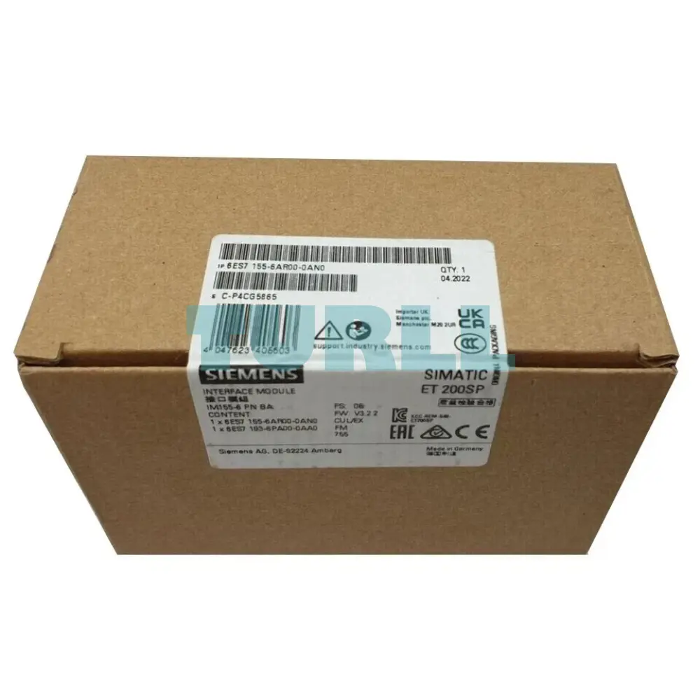 Siemens 6ES7155-6AR00-0AN0 SIMATIC ET 200SP, PROFINET, Interface Module IM 155-6PN Basi