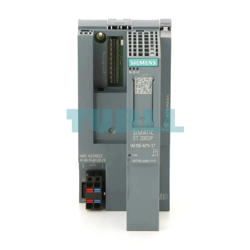 Siemens 6ES7155-6AU01-0BN0 SIMATIC ET 200SP IM 155-6PN Standard Interface Module Original Brand New 1 Siemens 6ES7155-6AU01-0BN0 SIMATIC ET 200SP IM 155-6PN Standard Interface Module