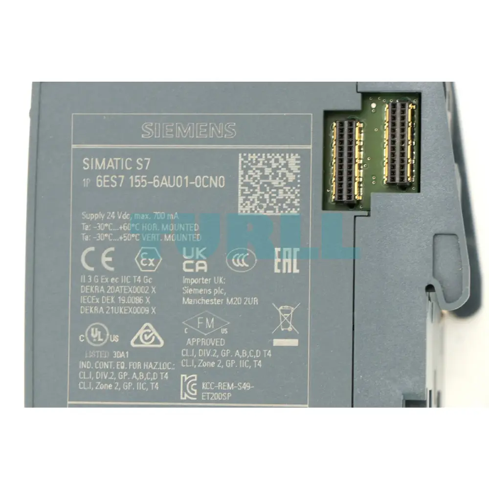 Siemens 6ES7155-6AU01-0CN0 SIMATIC ET 200SP IM 155-6PN/2 HF Interface Module Original Brand New 3 Siemens 6ES7155-6AU01-0CN0 SIMATIC ET 200SP IM 155-6PN/2 HF Interface Module