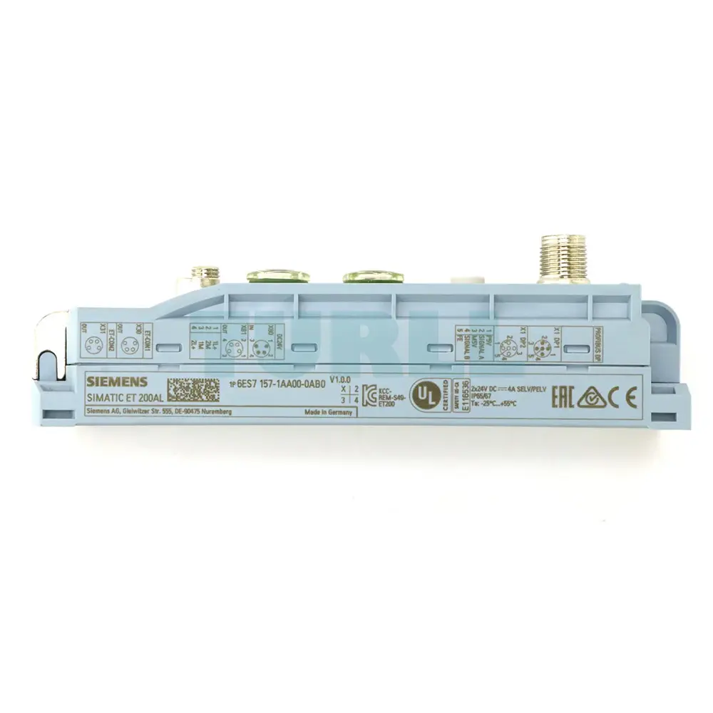 6ES7157-1AA00-0AB0 Siemens SIMATIC ET 200AL Interface Module IM 157-1 DP Original Brand New 4 6ES7157-1AA00-0AB0 Siemens SIMATIC ET 200AL Interface Module IM 157-1 DP