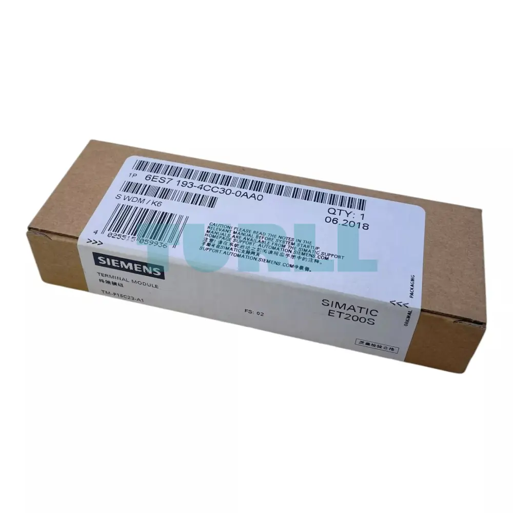 Siemens 6ES7193-4CC30-0AA0 SIMATIC DP Terminal Module TM-P15C23-A1 for ET 200S Original Brand New 5 Siemens 6ES7193-4CC30-0AA0 SIMATIC DP Terminal Module TM-P15C23-A1 for ET 200S