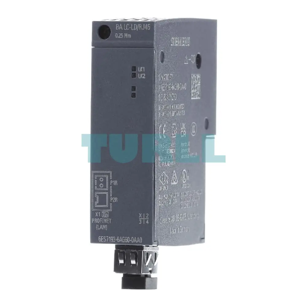 6ES7193-6AG60-0AA0 Siemens SIMATIC Bus Adapter BA LC-LD/RJ45 Original Brand New 2 6ES7193-6AG60-0AA0 Siemens SIMATIC Bus Adapter BA LC-LD/RJ45