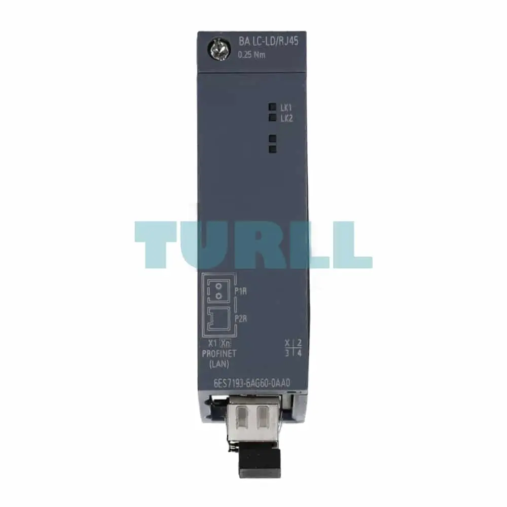 6ES7193-6AG60-0AA0 Siemens SIMATIC Bus Adapter BA LC-LD/RJ45 Original Brand New 1 6ES7193-6AG60-0AA0 Siemens SIMATIC Bus Adapter BA LC-LD/RJ45